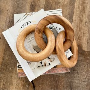 Wood Chain Decor, 3 Link